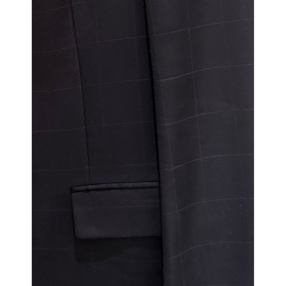 Vtg Burberrys' Men 40R Wool Windowpane Navy Suit Classic Old Money Heritage Icon - Picture 10 of 12